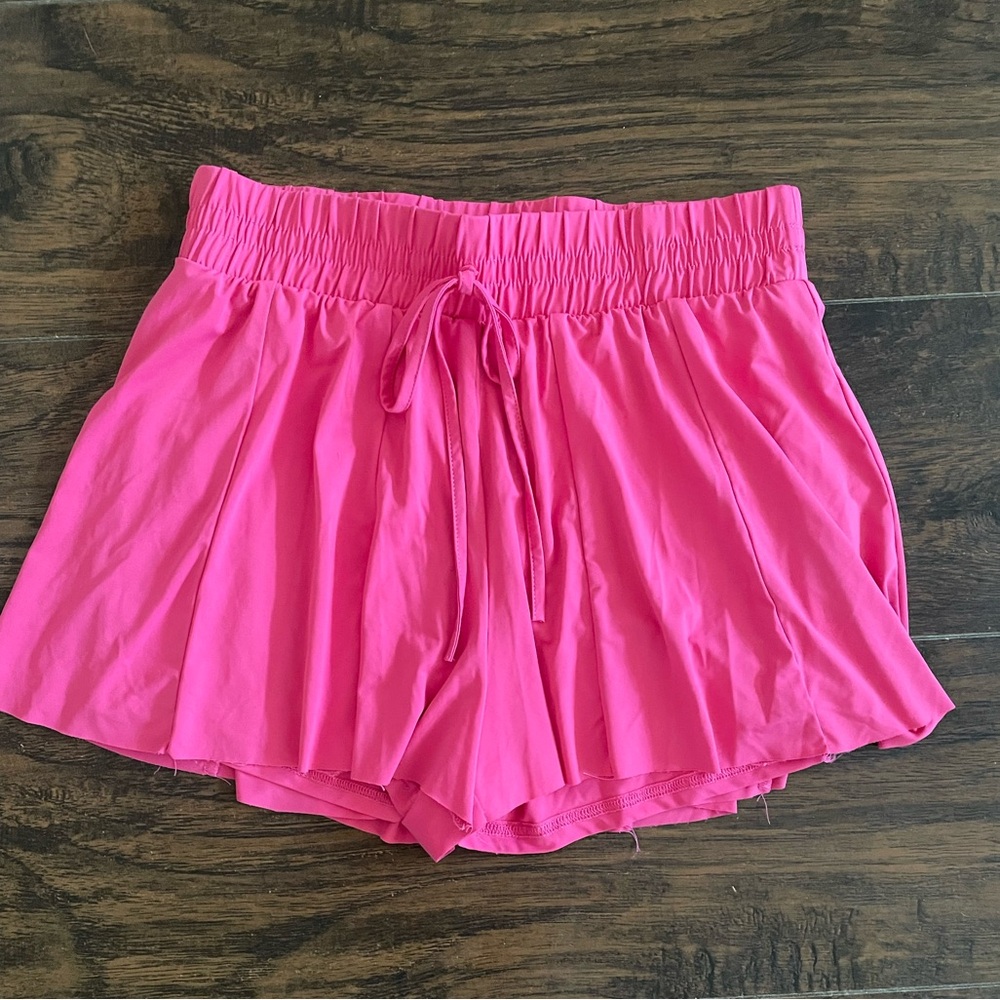 Altar'd State AS revival hot pink size medium althletic flowy shorts